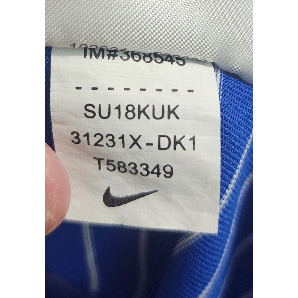 Nike Duke University Dri-FIT Polo Shirt Men's XL Blue Striped Golf - Picture 8 of 9
